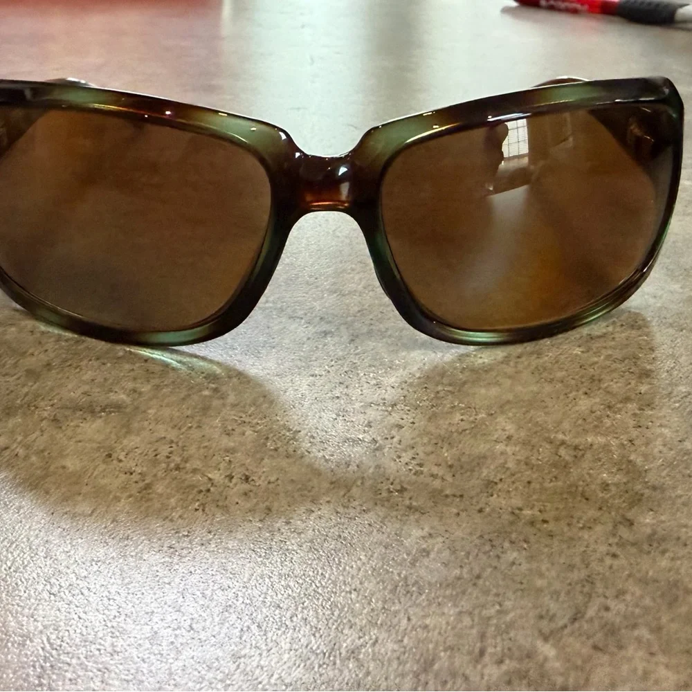 Costa Isabela Shiny Seagrass with Amber lenses Sunglasses with Case - Picture 6 of 8